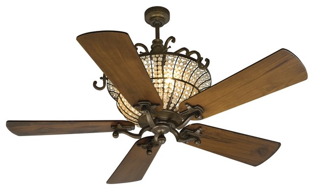 Craftmade 52 Cortana Ceiling Fan Kit Peruvian Bronze Hand