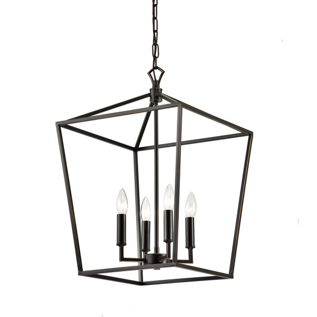 oil rubbed bronze lantern pendant