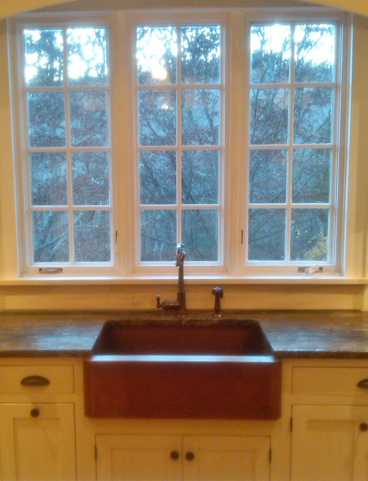 Painted Maple Kitchen In Progress