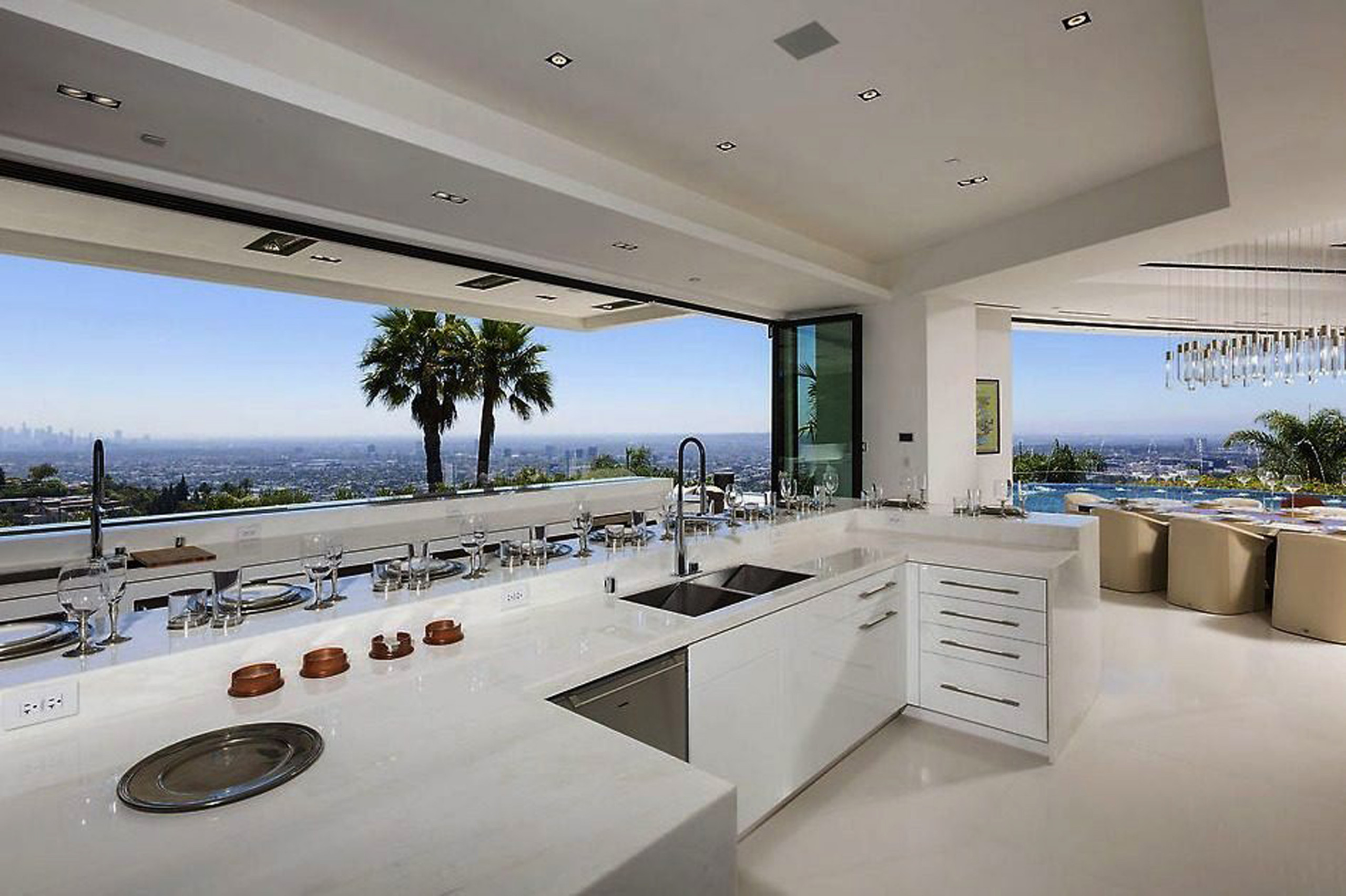 My Contemporary Kitchen Design for a large home at 1181 Hillcrest Dr.,B.H. ,CA.