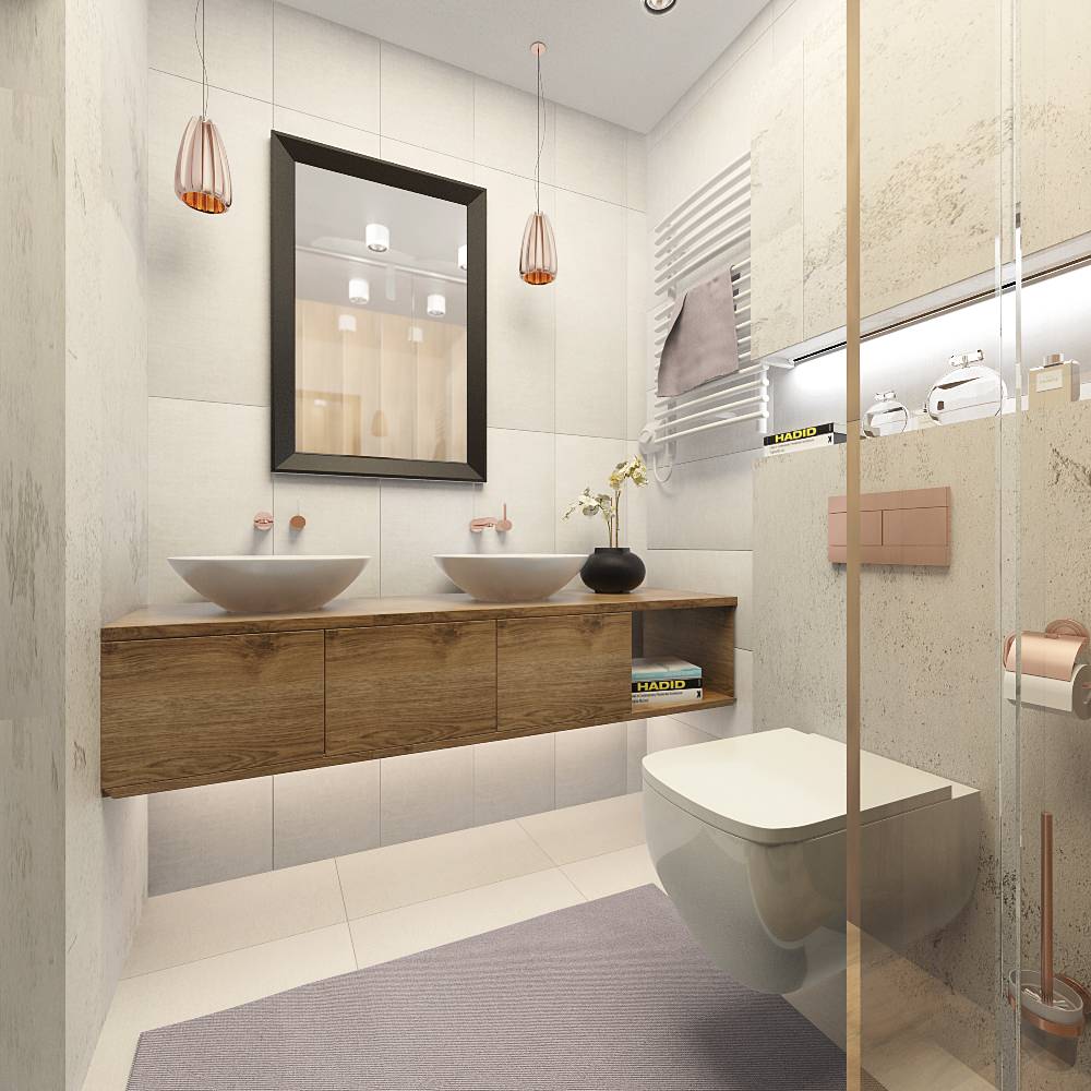 Санузел в современном стиле