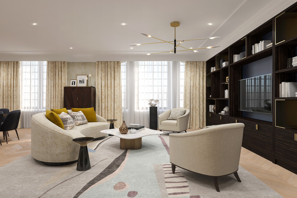 Концепция квартиры в Хамовниках/ Apartment, Moscow