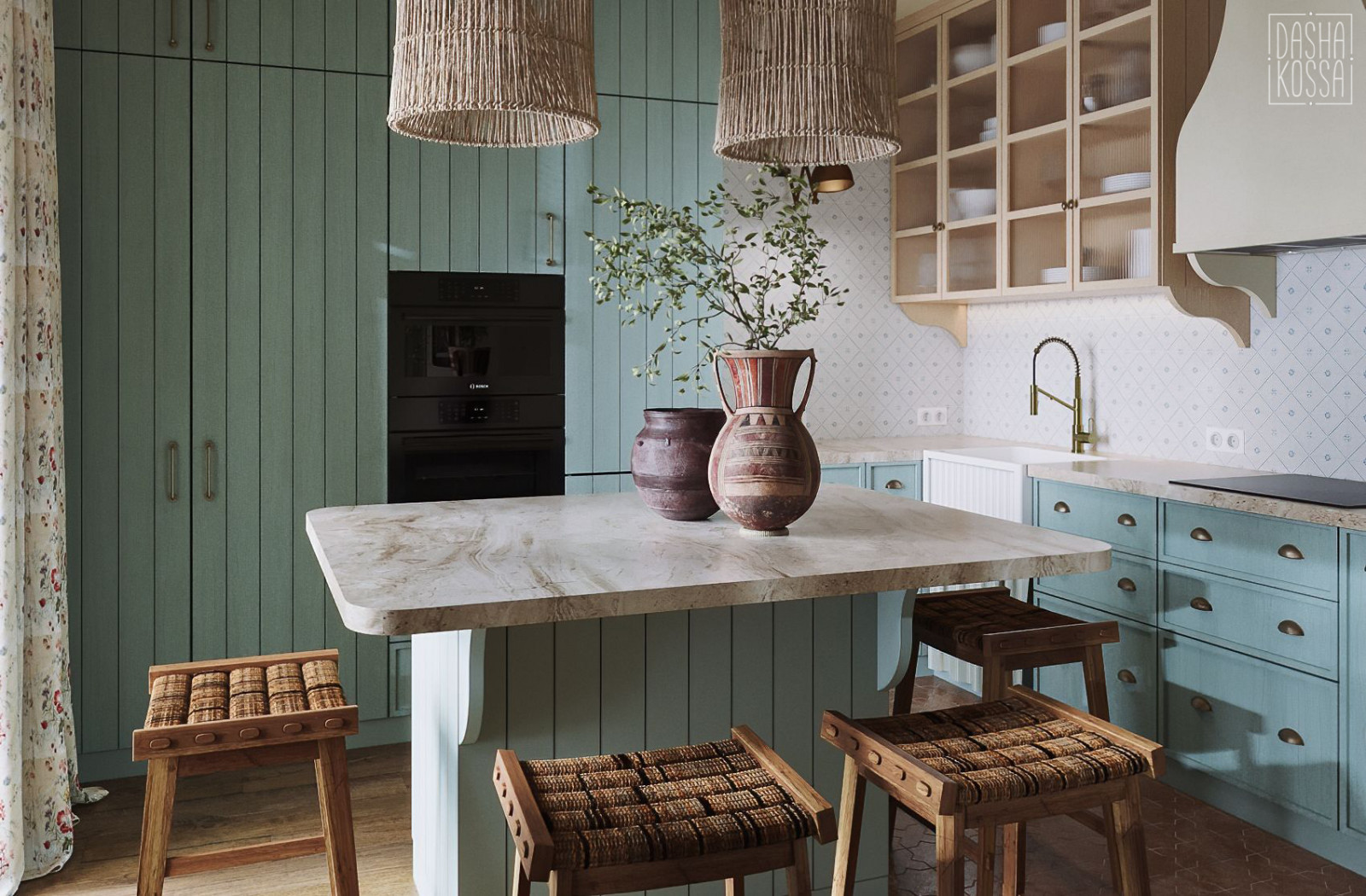 Fairy Countryside. Трехуровневая квартира для сказочной загородной жизни