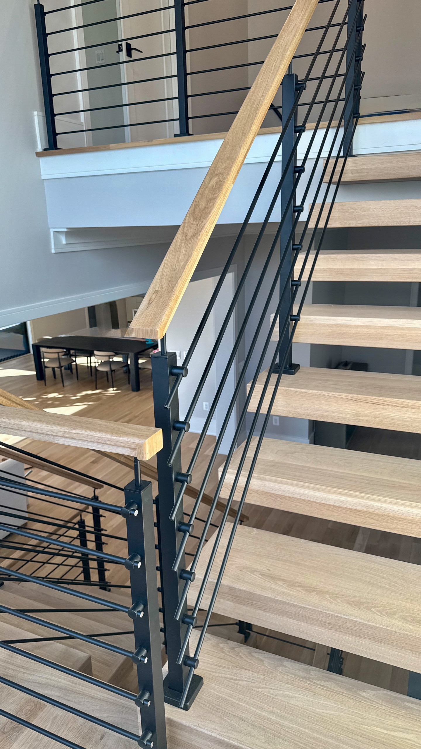 Project #147 | Modern Staircase with Seattle Style Stringer
