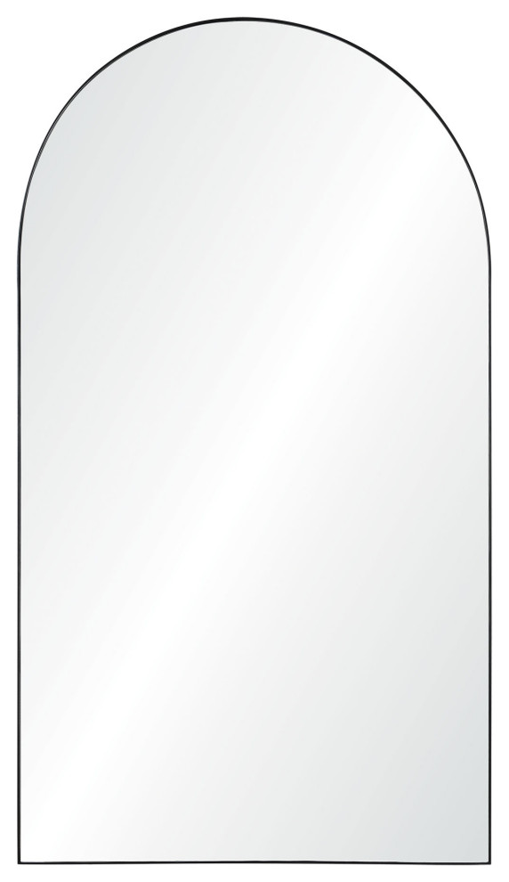 Farida curved top decorative wall mirror Transitional Wall Mirrors