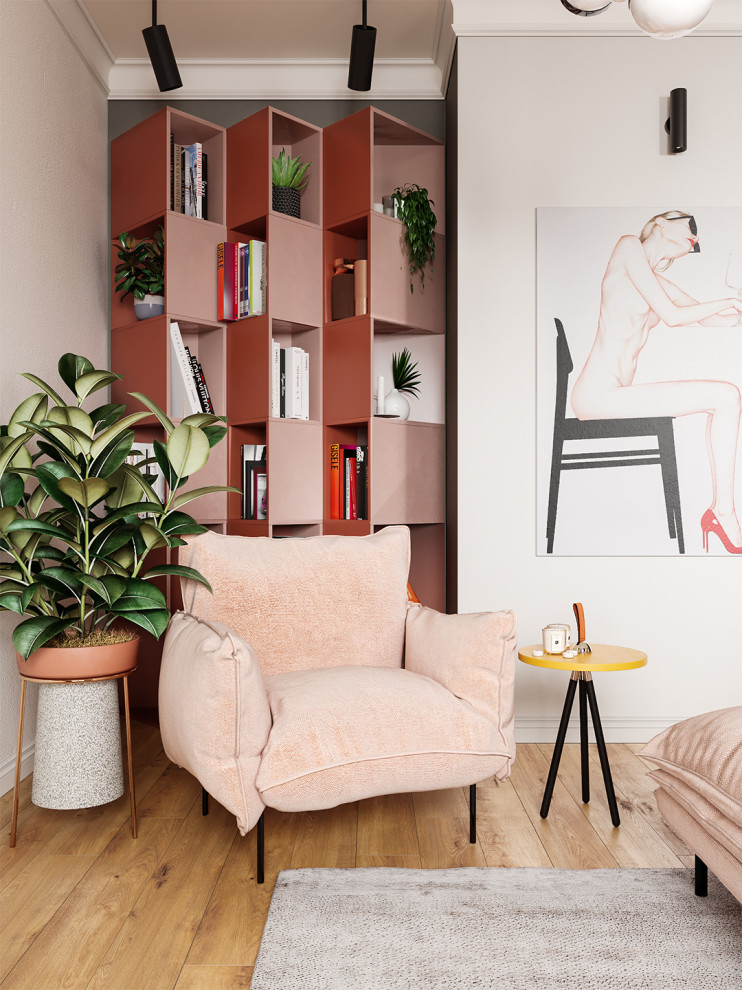 Квартира-полустудия для молодой девушки #oh_stolica