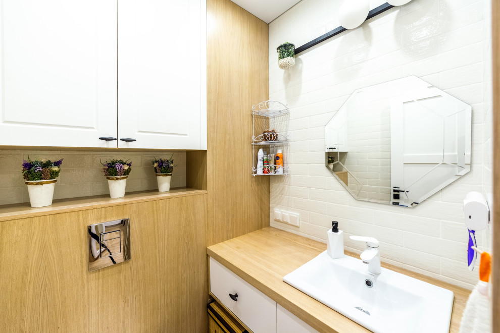 Квартира с синими акцентами