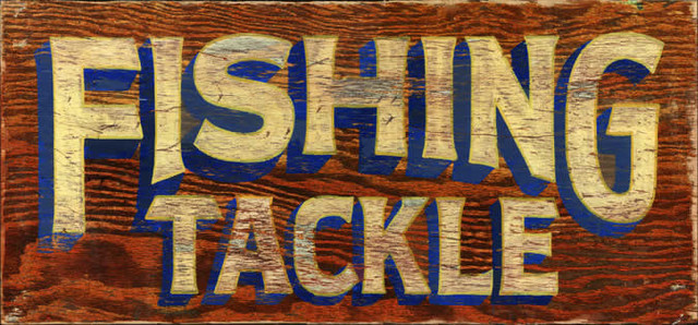 Fishing Tackle Sign