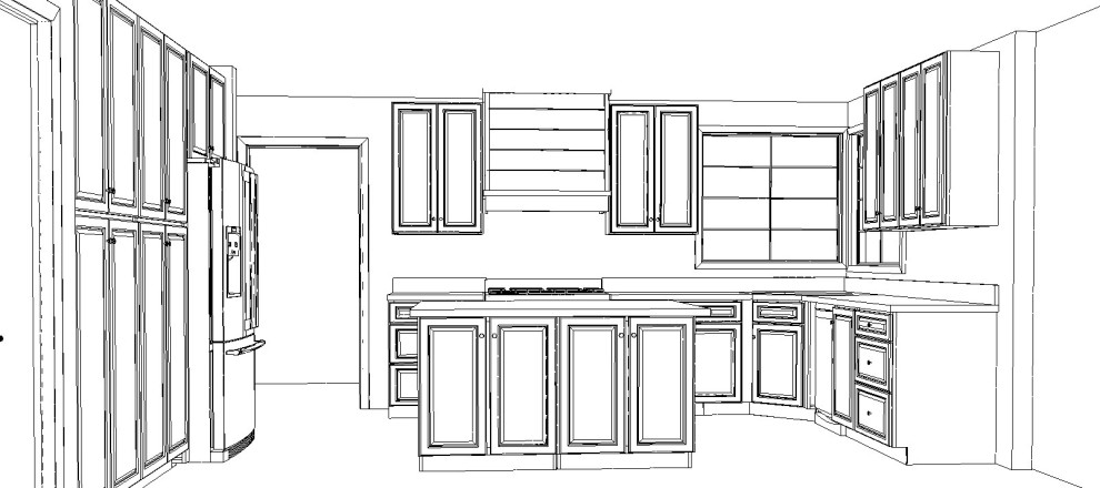 Inspiration for a transitional home design remodel in St Louis