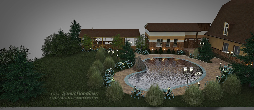 Проект экстерьера в стиле Фахверк