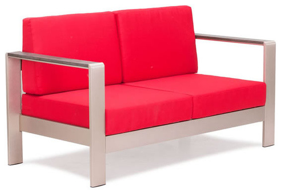 Cosmopolitan Sofa, Red, Cushions Only