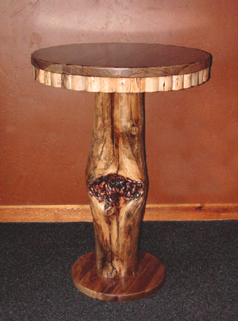Rustic Wilderness Pub Table rustic