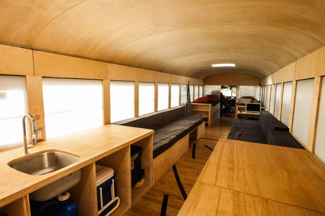 Bus conversion interior 