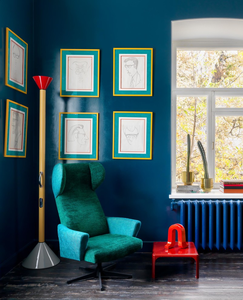 Bright apartment with a very bold design