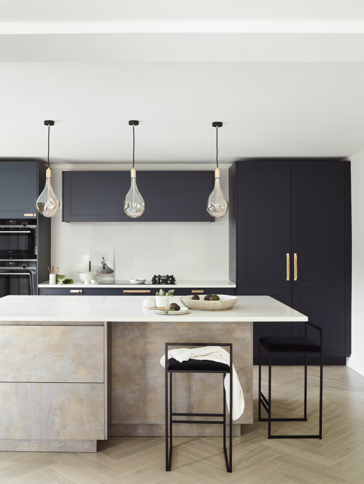 Modern kitchen in West Midlands.