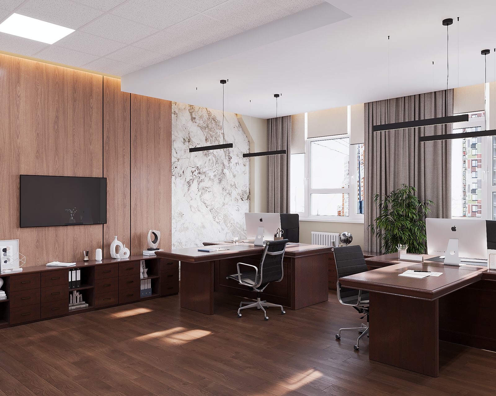 Проект интерьеров офиса, г. Ростов-на-Дону, 290 кв.м./в стадии реализации/