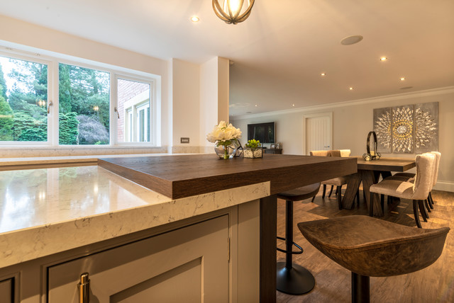 Large Modern House.  Timeless classy kitchen contemporary-kitchen