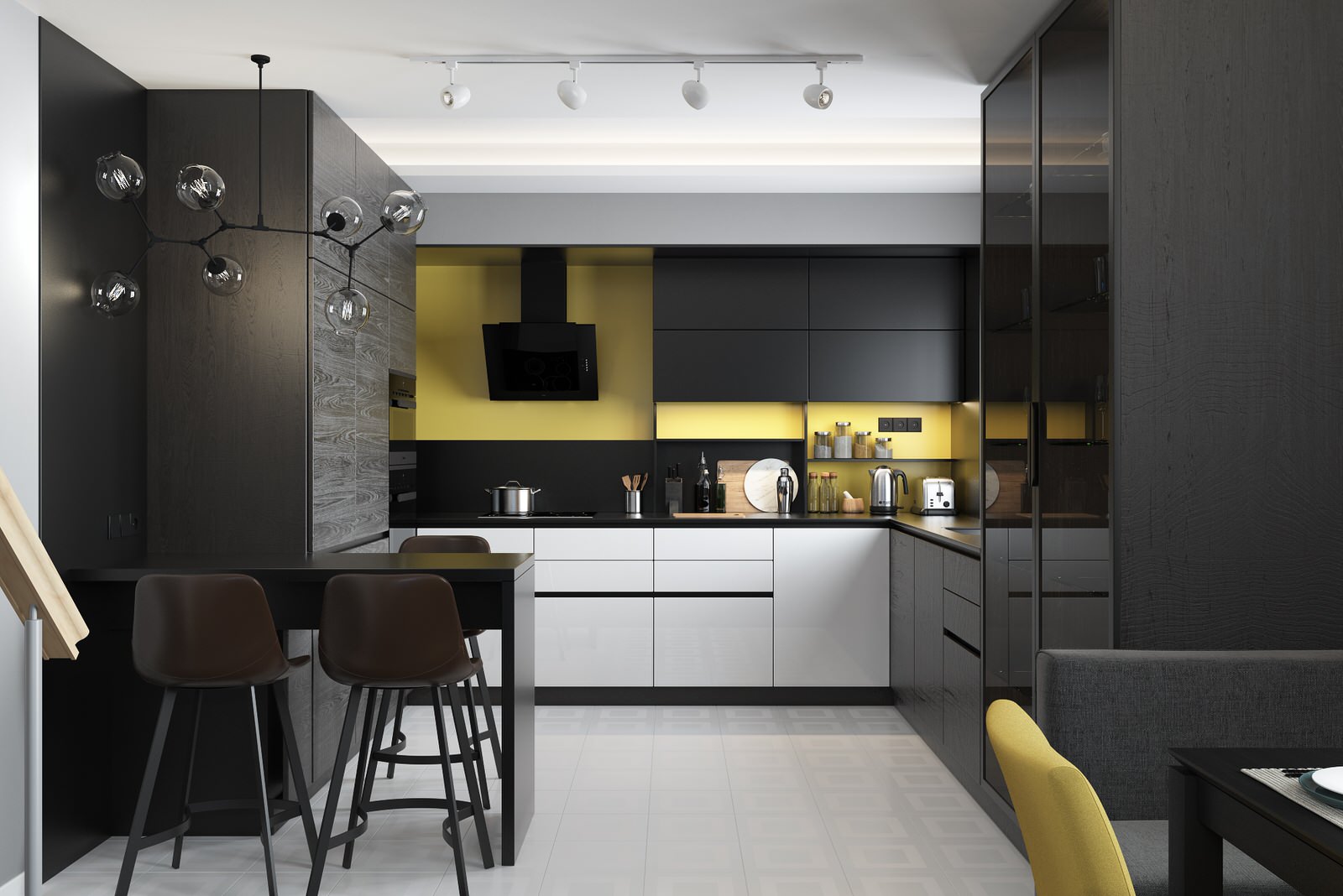 кухня в загородном доме