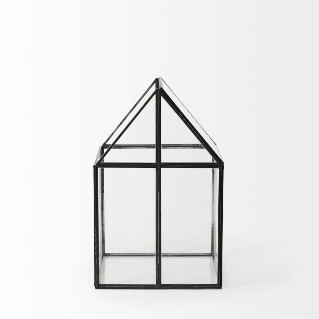 House Shaped Glass Terrarium Transitional Terrariums By house-shaped-glass-terrarium-transitional-terrariums-by