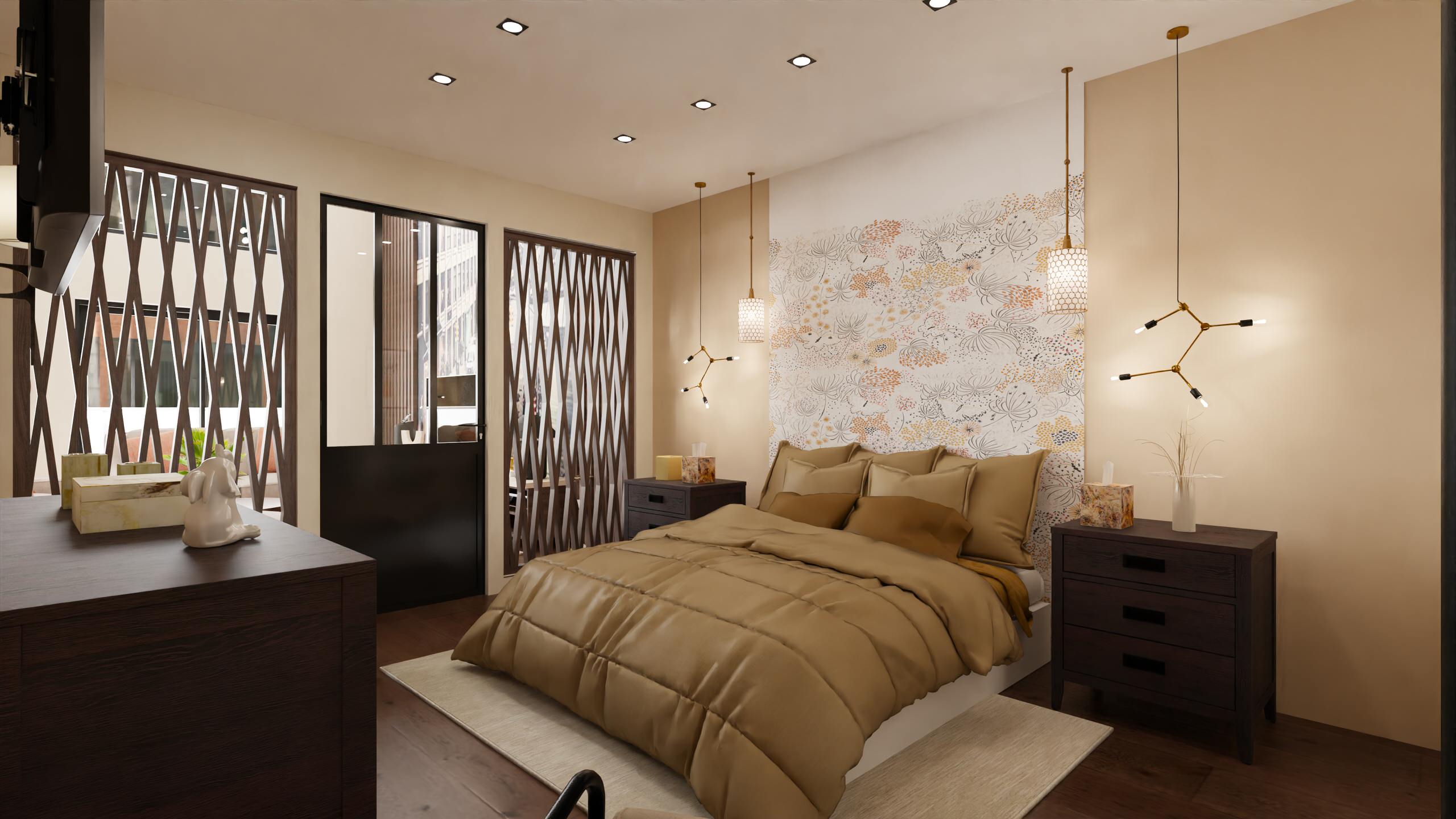 Appartement avec ouvertures façades