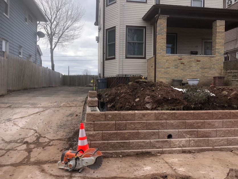 Masonry work and pavers