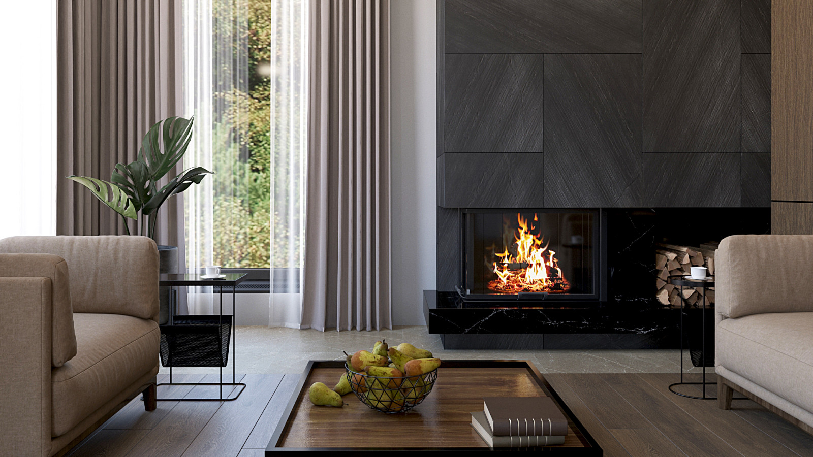 Терраса в сосновом бору