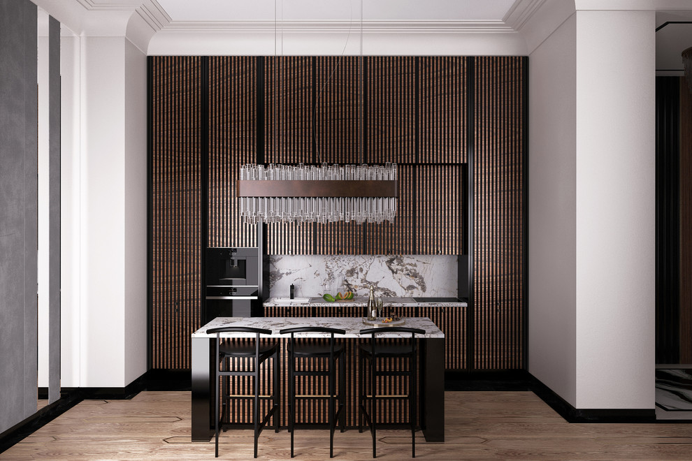 Дизайн пентхауса в ЖК Резиденция Монэ площадью 126 кв.м. в современном стиле.