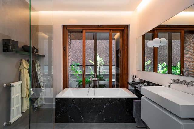 Un espacio a lo grande contemporaneo-stanza-da-bagno