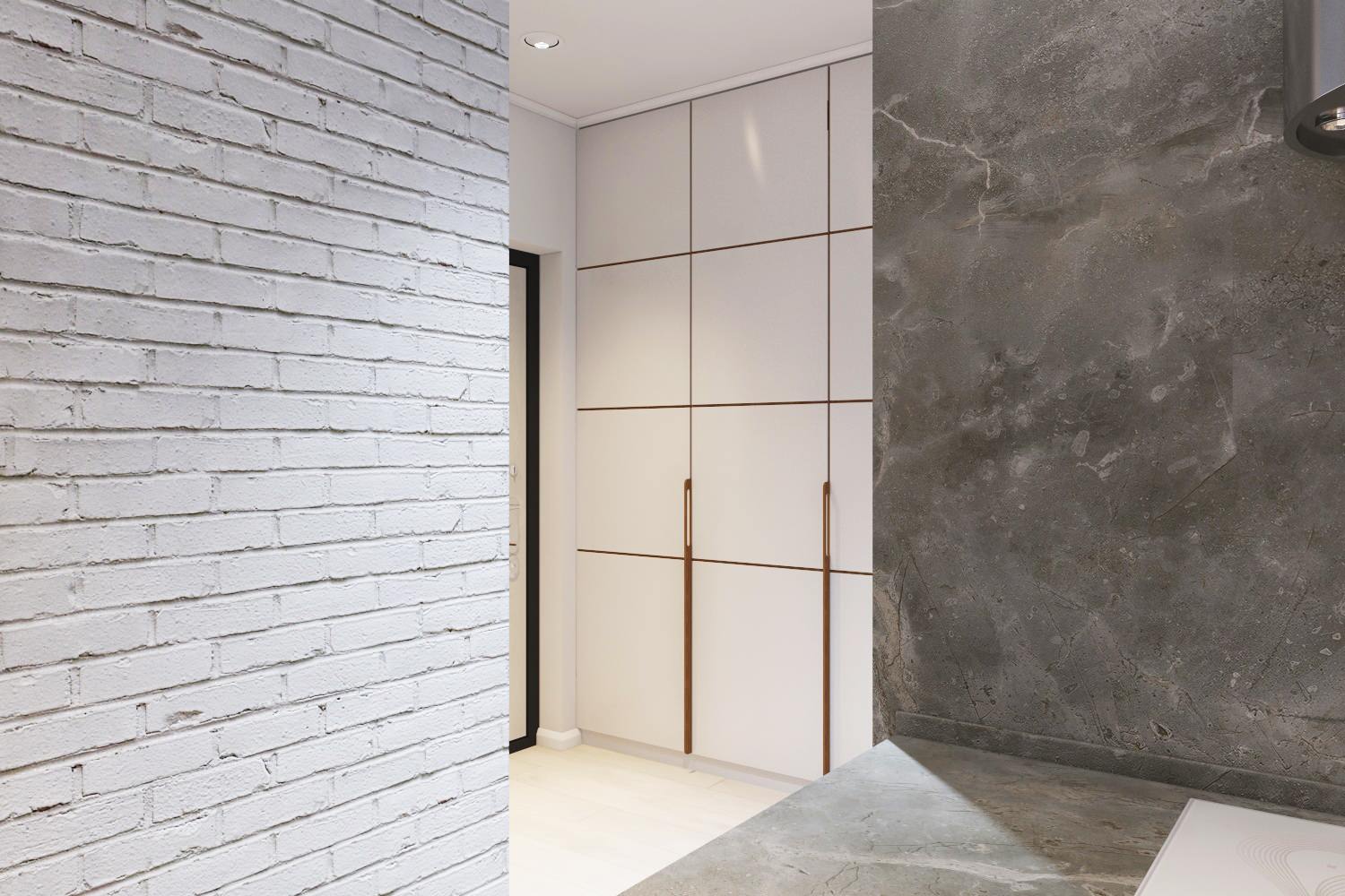 Дизайн интерьера однокомнатной квартиры для сдачи в аренду. Краснодар