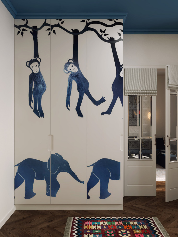 Скандинавский интерьер с яркими акцентами