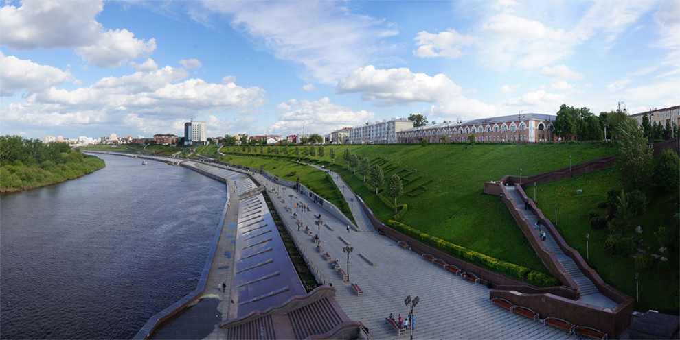 Набережная реки Туры