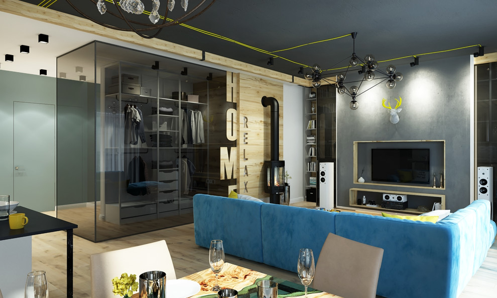 Лофт гостиной