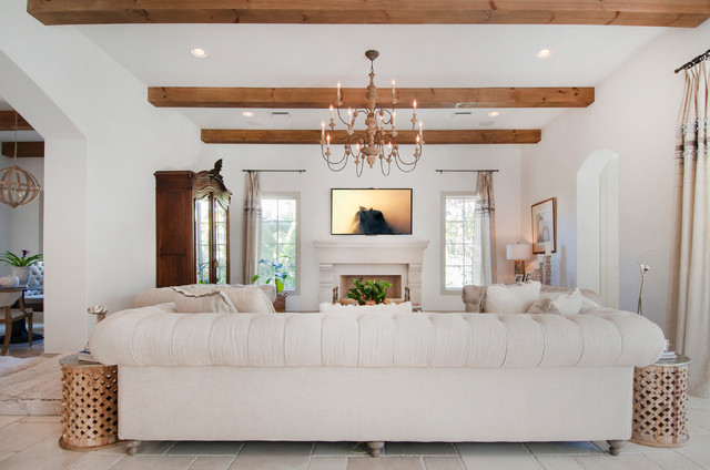 Tuscan Elegance medelhavsstil-allrum