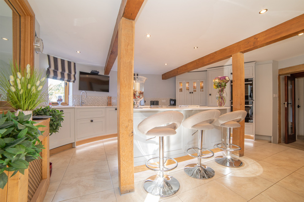 Inspiration for a modern kitchen in Kent.