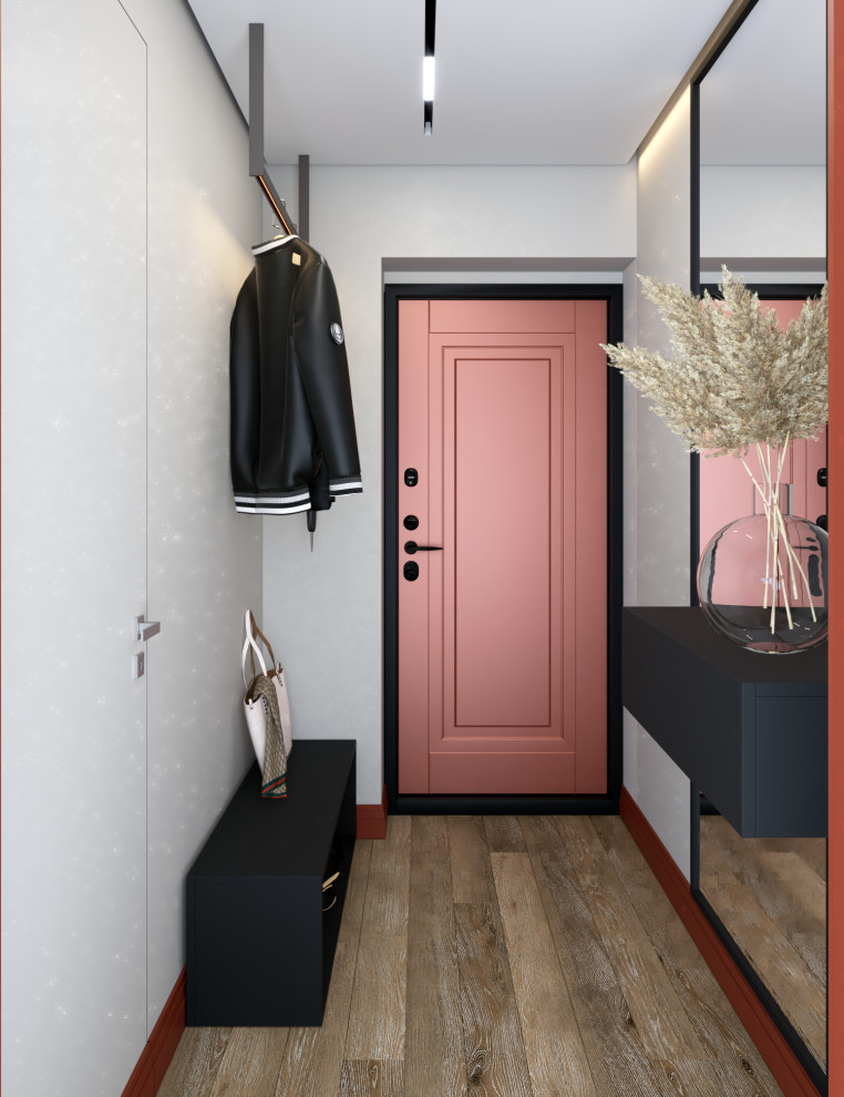 Яркая терракотовая линия