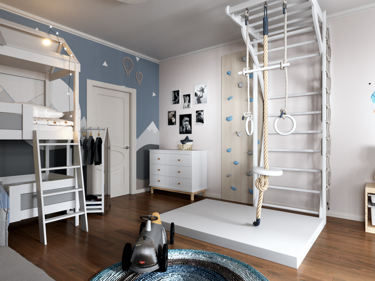 Комната для мальчика 4 года