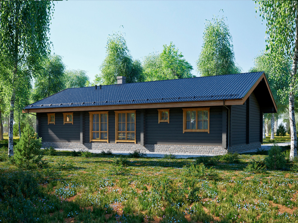 Дом из клееного бруса по проекту ПИТЕР