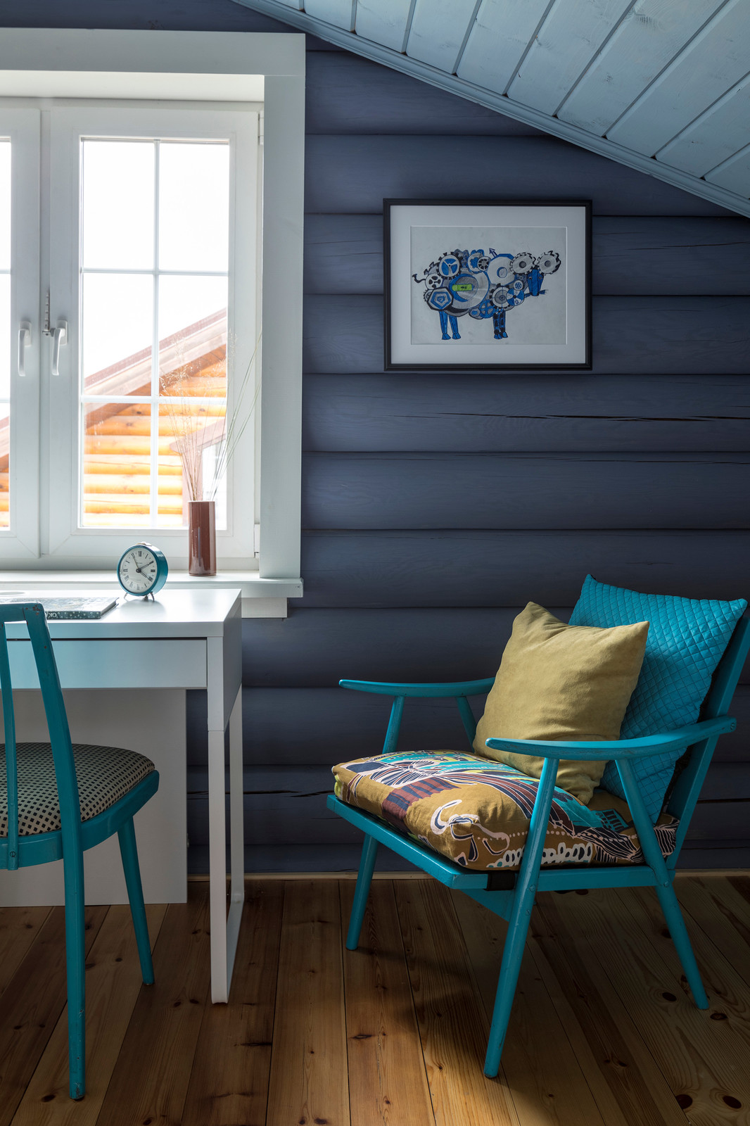 Дом с резными наличниками