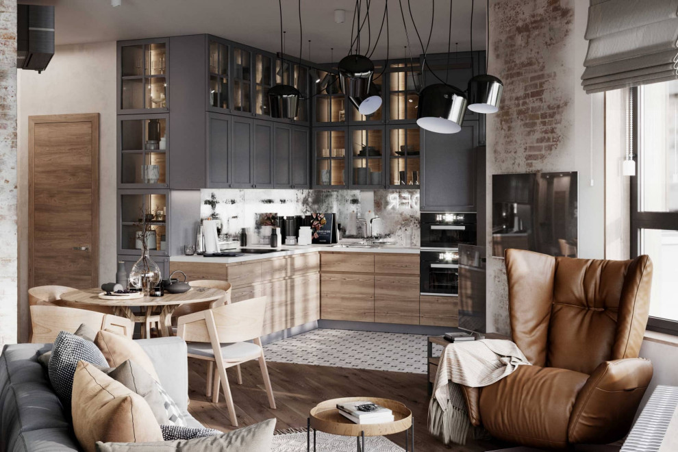 Дизайн и ремонт квартиры в ЖК «Белый Парк» — Уютный лофт