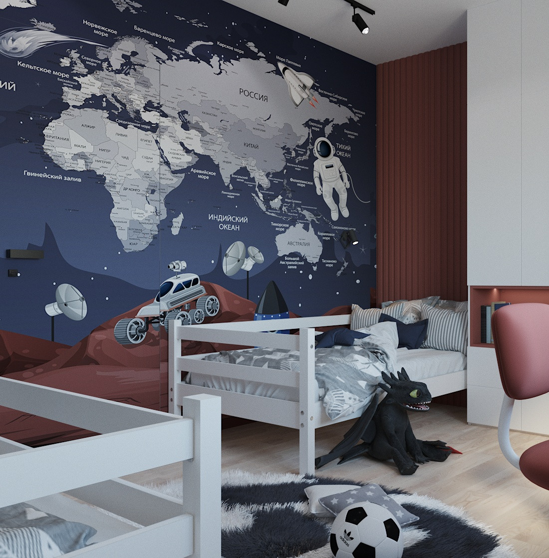 Детская спальная комната 15кв.м.