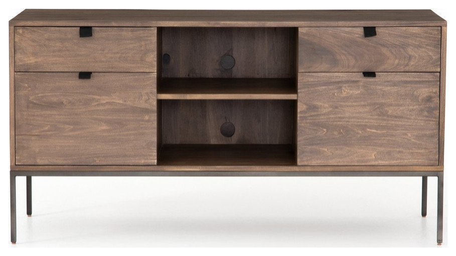Hesston Modular Filing Credenza Transitional Buffets And Sideboards