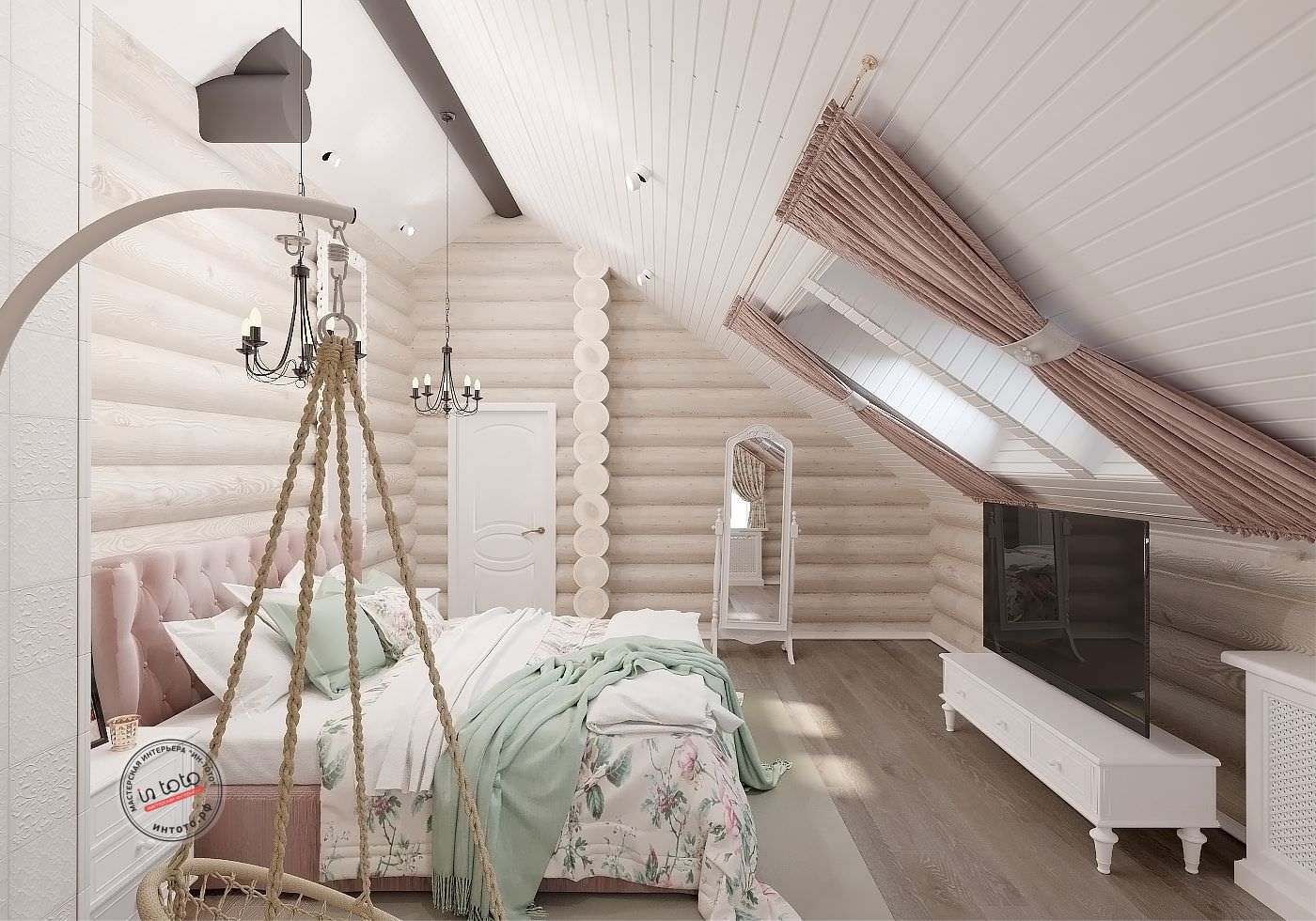 Дом из кругляка в Иркутске