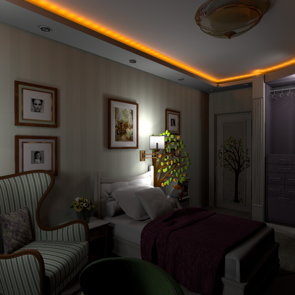 Переделка детской комнаты 16м2 для первоклассницы