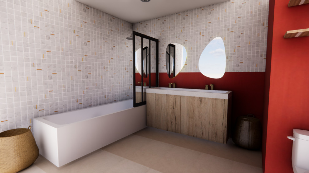VAUREAL - Projet Casablanca | Rénovation salle de bain