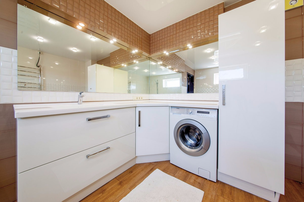 Проект мебели в ванную. Стиль " модерн"