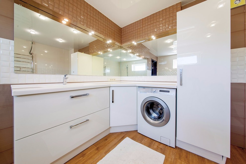 Проект мебели в ванную. Стиль " модерн"