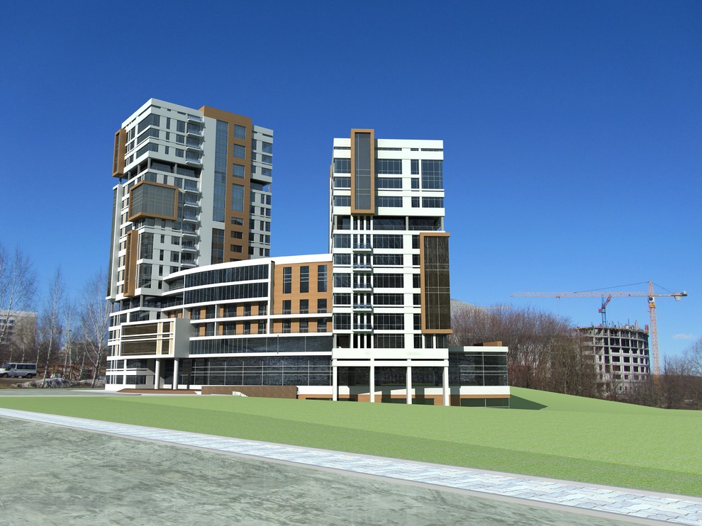 Проект многоэтажного жиолого дома в г.Минске