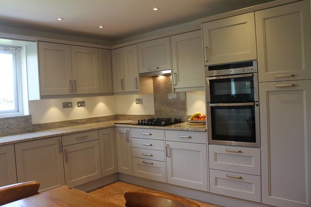 The difference between Before & After! transitional-kitchen