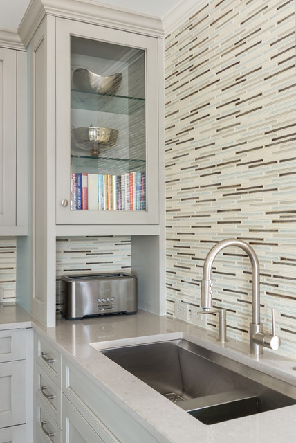 Luxe Transitional Hi-Rise Residence transitional-kitchen