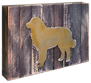 Dog Block - Contemporary - Outdoor Wall Art - by G. DeBrekht | Houzz